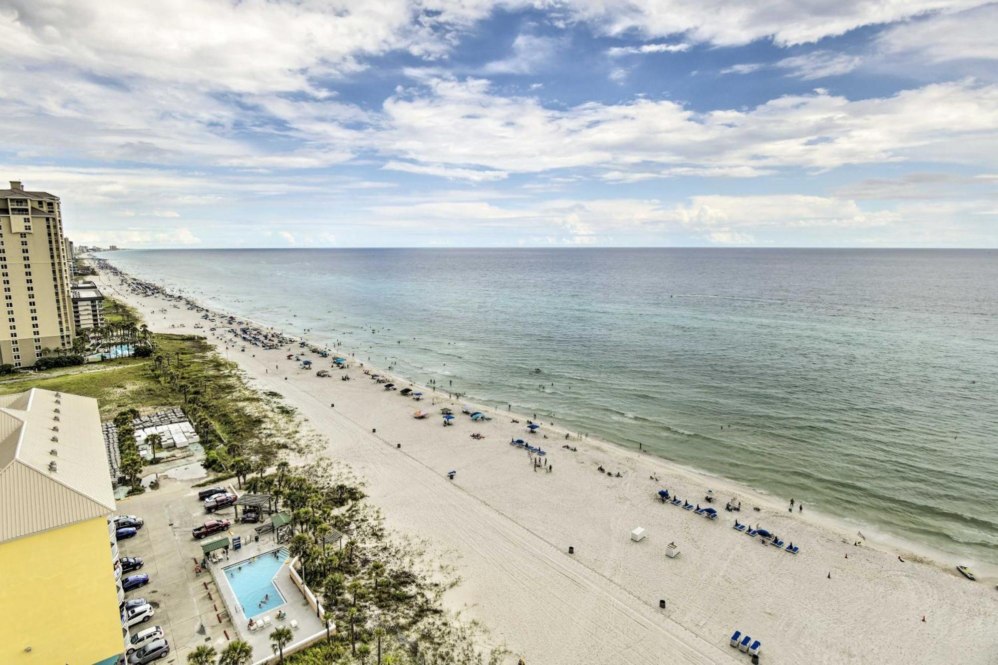 Oceanfront Pcb Condo With Gulf Views And Pool Access! Panama City Beach Luaran gambar