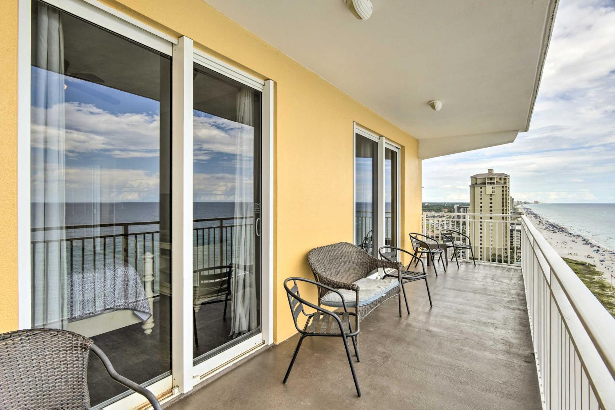 Oceanfront Pcb Condo With Gulf Views And Pool Access! Panama City Beach Luaran gambar